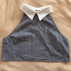 Forever 21 Gingham Halter Top